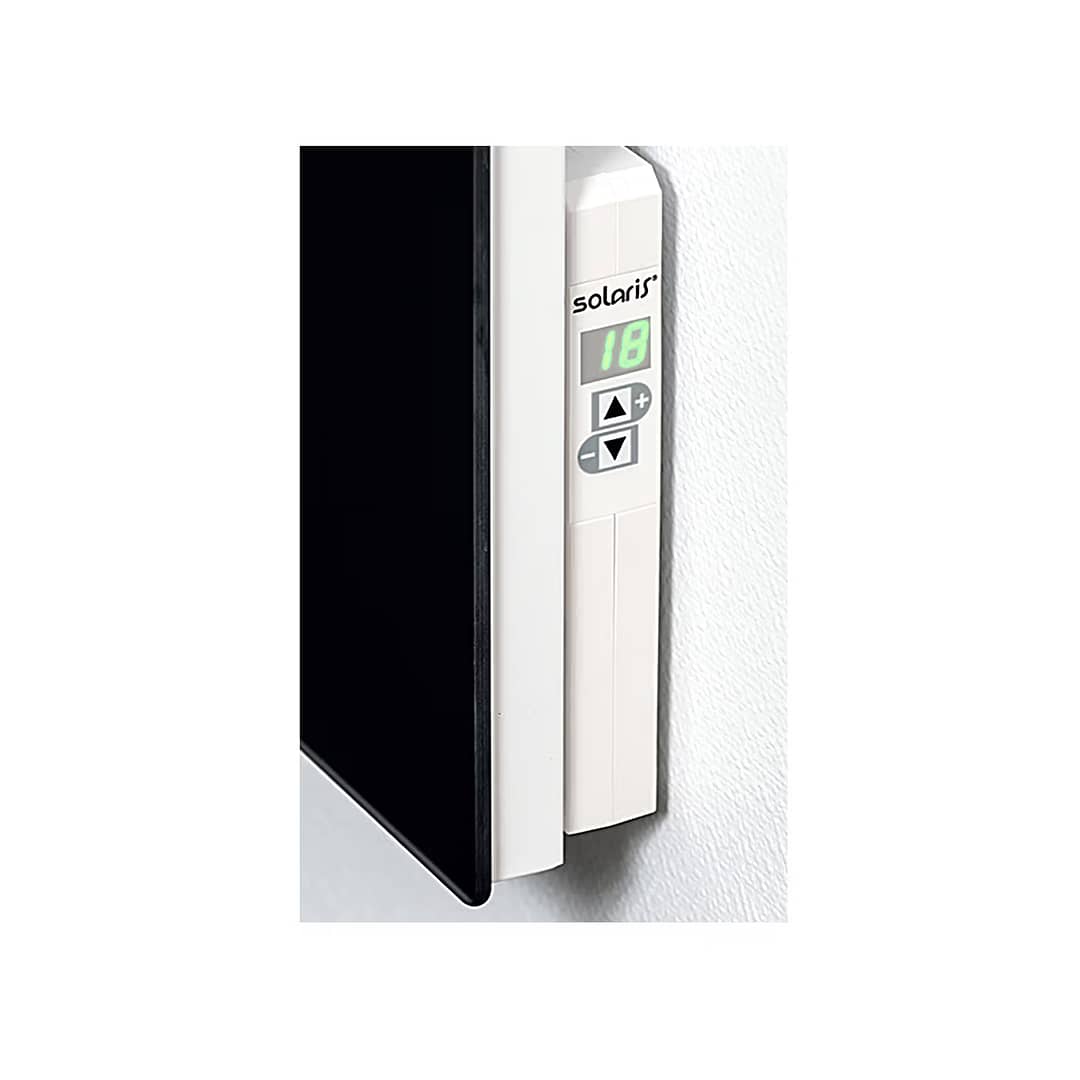Our glass radiators are heat accumulators that radiate heat evenly without moving the air so avoiding temperature in layers & dust movement.