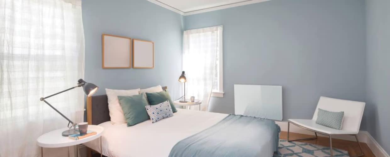 Our glass radiators are heat accumulators that radiate heat evenly without moving the air so avoiding temperature in layers & dust movement.