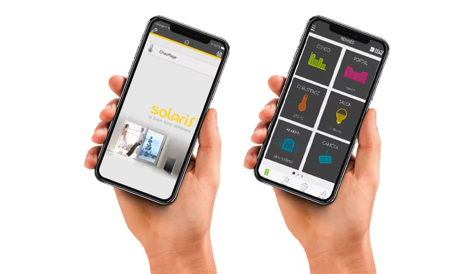 Our glass radiators are heat accumulators that radiate heat evenly without moving the air so avoiding temperature in layers & dust movement.