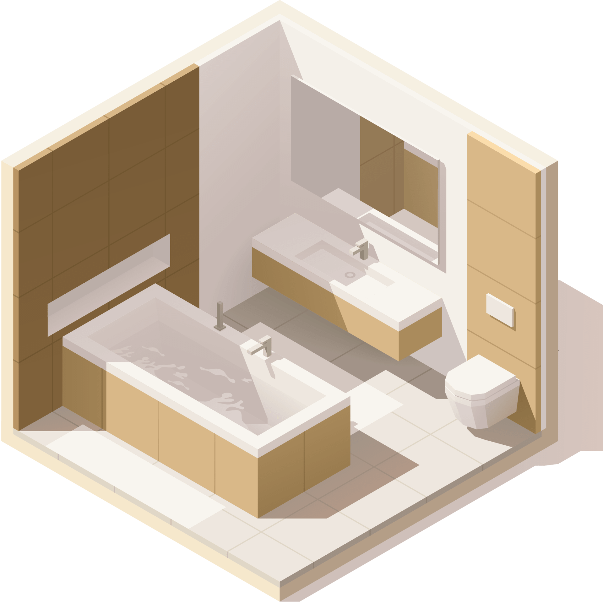 Bathroom and Kitchen